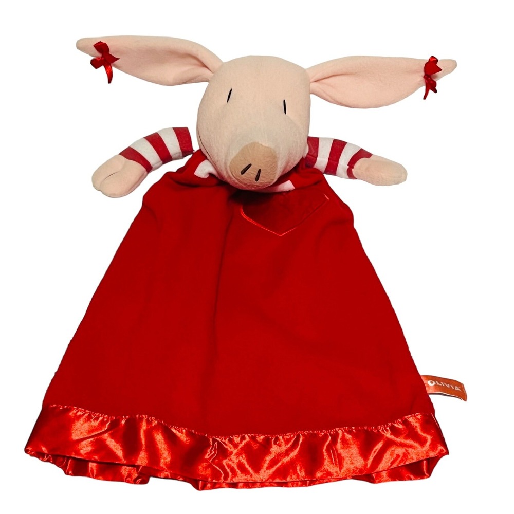 OLIVIA by Komet Creations  Security Blanket/Lovey PIG  22" PP - Free‎ Shipping